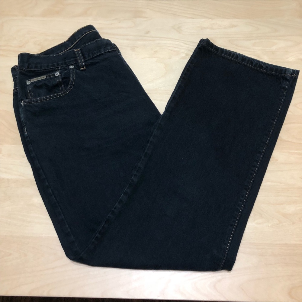 Calvin Klein men's Easy Fit black denim jeans